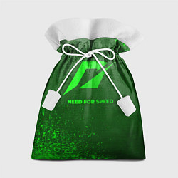Мешок для подарков Need for Speed - green gradient, цвет: 3D-принт