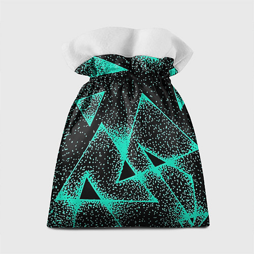 Подарочный мешок The triangle is light blue / 3D-принт – фото 2