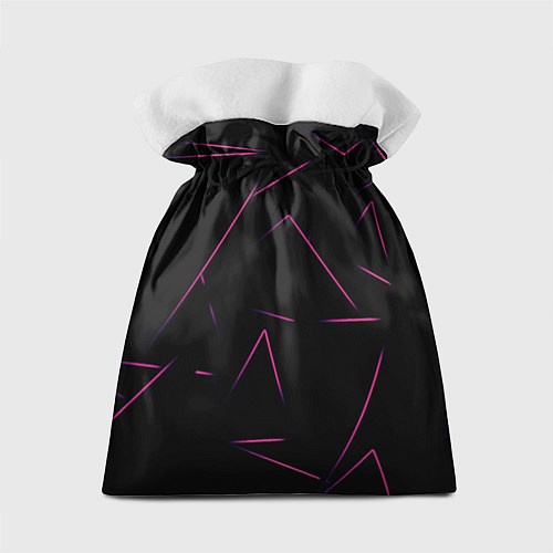Подарочный мешок Color pink line / 3D-принт – фото 2