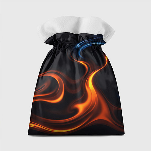 Подарочный мешок The color is fire orange / 3D-принт – фото 2