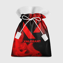 Мешок для подарков Valorant - red gradient, цвет: 3D-принт