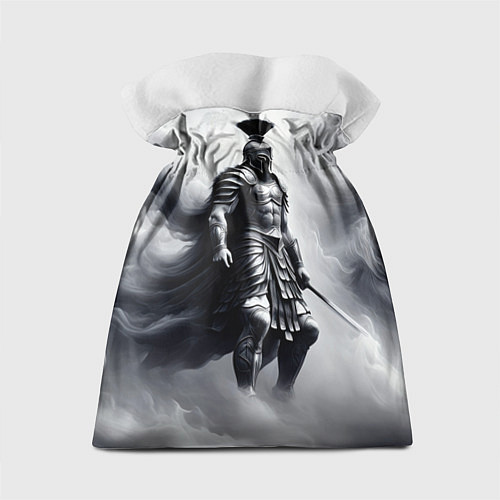 Подарочный мешок Спартанский воин среди львов / 3D-принт – фото 2