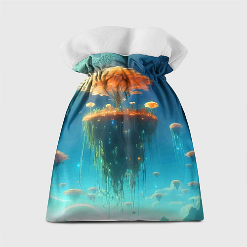 Подарочный мешок Сказочное космическое дерево - нейроарт / 3D-принт – фото 2