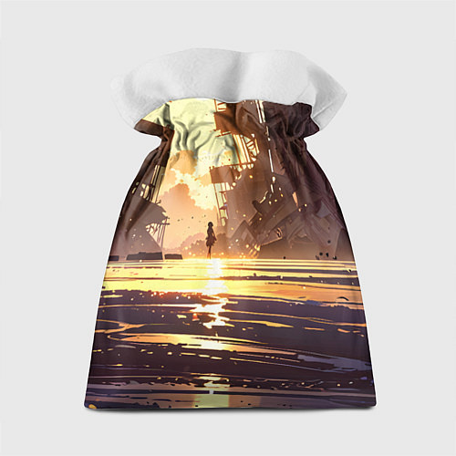 Подарочный мешок Аниме под солнцем / 3D-принт – фото 2