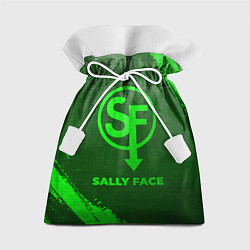 Мешок для подарков Sally Face - green gradient, цвет: 3D-принт