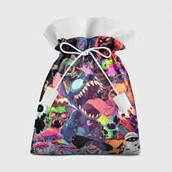 Мешок для подарков Страшилки, цвет: 3D-принт