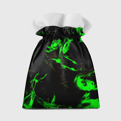 Подарочный мешок Monster energy кислотное лого огонь / 3D-принт – фото 2