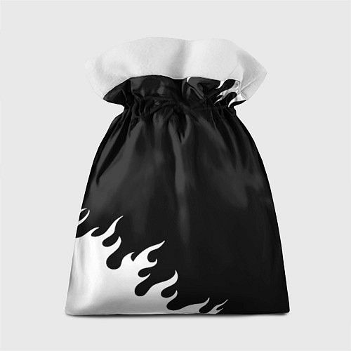 Подарочный мешок Monster energy белый огонь / 3D-принт – фото 2