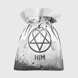 Подарочный мешок HIM - white gradient