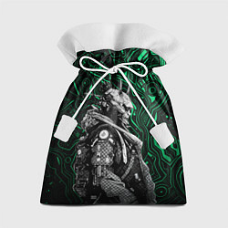 Мешок для подарков Японский кибернетический Они, цвет: 3D-принт