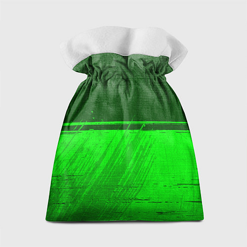 Подарочный мешок Linkin Park 2024 - green gradient посередине / 3D-принт – фото 2