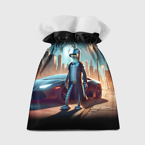 Подарочный мешок Бендер с пистолетом - Нью-Йоркская мафия / 3D-принт – фото 2