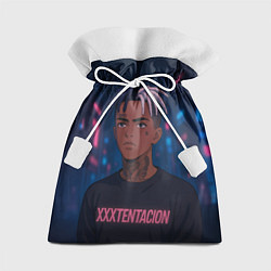 Мешок для подарков XXXTentacion - Неоновый аниме арт, цвет: 3D-принт
