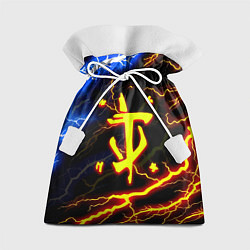 Мешок для подарков Doom молнии шторм, цвет: 3D-принт