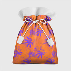 Мешок для подарков Palm orange, цвет: 3D-принт