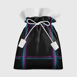 Мешок для подарков Neon pink light blue, цвет: 3D-принт