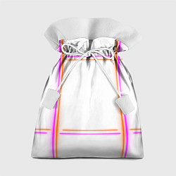 Мешок для подарков Neon white orange pink, цвет: 3D-принт