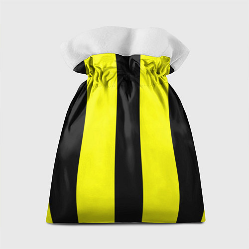 Подарочный мешок Color yellow black line / 3D-принт – фото 2