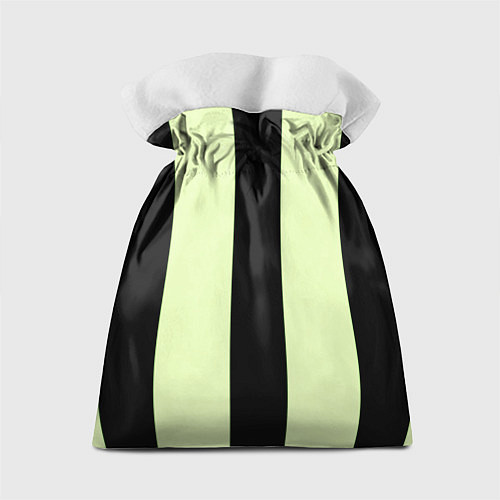 Подарочный мешок Color light green black line / 3D-принт – фото 2
