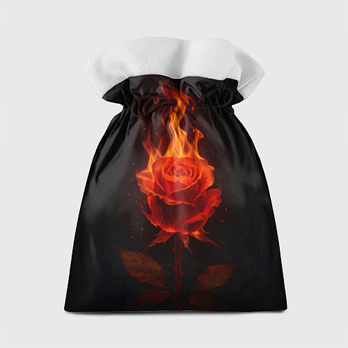 Подарочный мешок Flaming rose / 3D-принт – фото 2