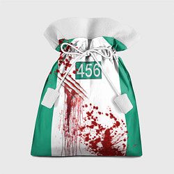 Мешок для подарков Кровавая форма игрока 456 из игры в кальмара, цвет: 3D-принт