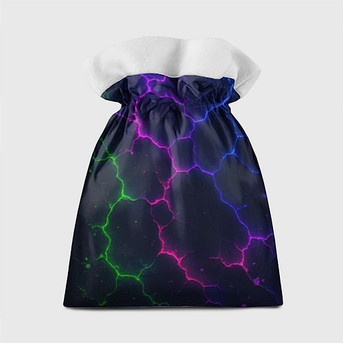 Подарочный мешок Неоновый разлом / 3D-принт – фото 2