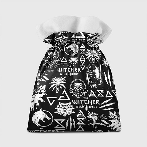 Подарочный мешок Doom логотипы ведьмак / 3D-принт – фото 2
