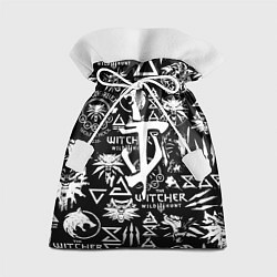 Мешок для подарков Doom логотипы ведьмак, цвет: 3D-принт