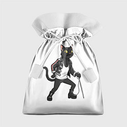 Мешок для подарков Кот - Фредди Меркьюри, цвет: 3D-принт