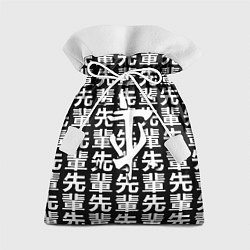 Мешок для подарков Doom logo japan, цвет: 3D-принт