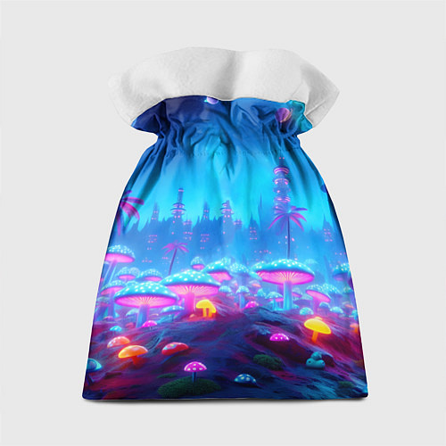 Подарочный мешок Бендер на сказочной неоновой грибной планете - ней / 3D-принт – фото 2