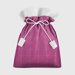 Мешок для подарков Color pink stripes, цвет: 3D-принт