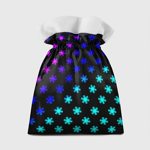 Подарочный мешок Doom winter neon / 3D-принт – фото 2