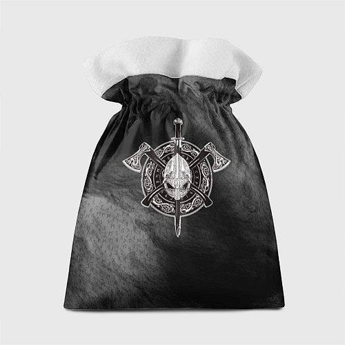 Подарочный мешок Викинг с топором с мистическими спутниками / 3D-принт – фото 2
