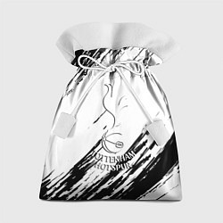 Мешок для подарков Тоттенхэм черно белые краски, цвет: 3D-принт