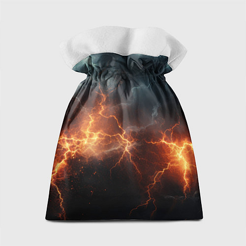 Подарочный мешок Непобедим - злой волк с желтыми глазами / 3D-принт – фото 2