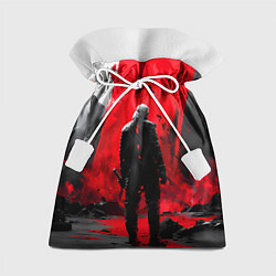 Мешок для подарков Ведьмак готический стиль, цвет: 3D-принт