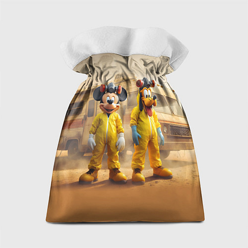 Подарочный мешок Mickey and Pluto - Breaking bad soap opera / 3D-принт – фото 2