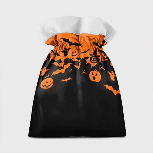 Подарочный мешок Хэллоуин тыквы и призраки / 3D-принт – фото 2