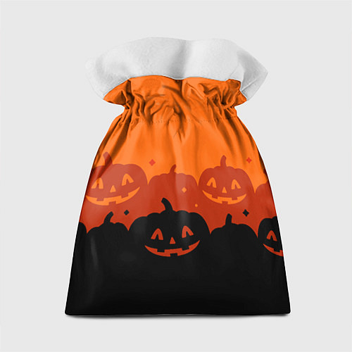 Подарочный мешок Хэллоуин счастливые тыквы / 3D-принт – фото 2