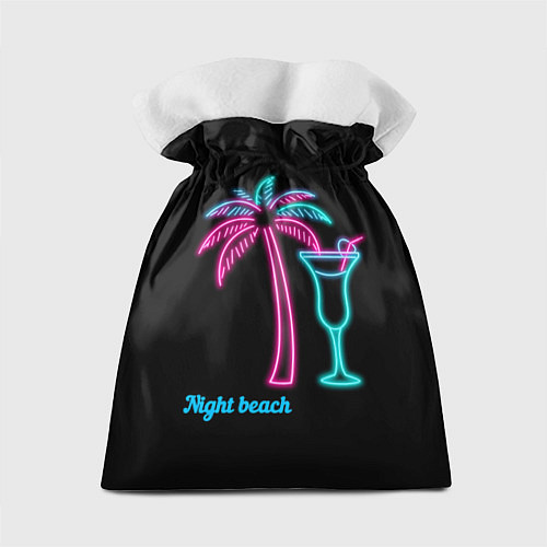 Подарочный мешок Night beach / 3D-принт – фото 2