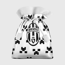 Мешок для подарков Juventus x minecraft pattern, цвет: 3D-принт