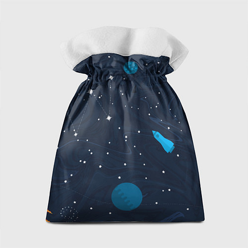 Подарочный мешок Космос звучит - виниловая пластинка / 3D-принт – фото 2