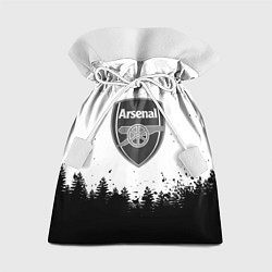 Мешок для подарков Arsenal черный лес, цвет: 3D-принт