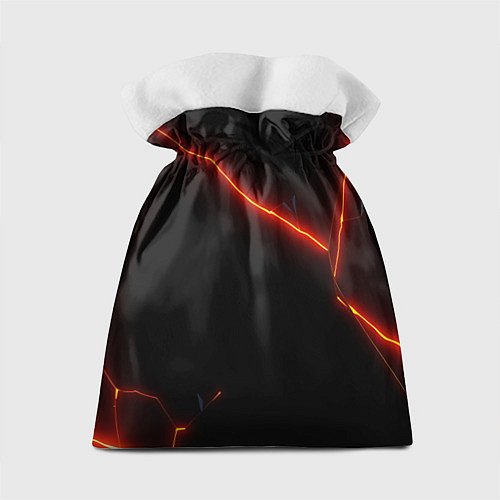 Подарочный мешок Glow orange neon / 3D-принт – фото 2