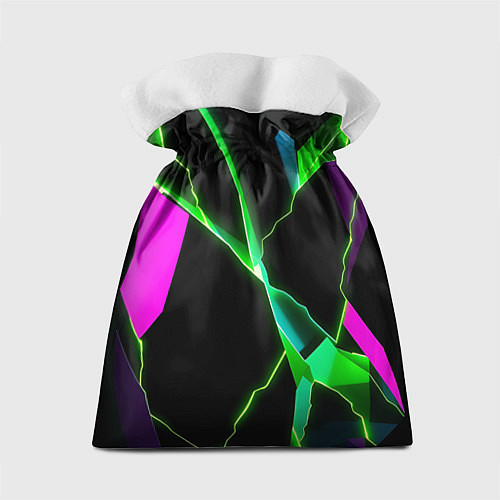Подарочный мешок Neon multicolored glow / 3D-принт – фото 2