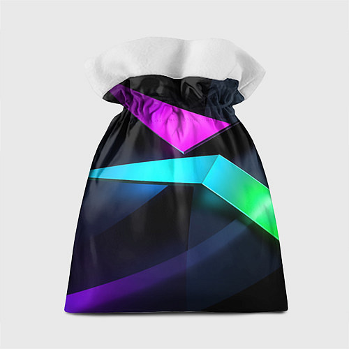 Подарочный мешок Neon colored geometric / 3D-принт – фото 2