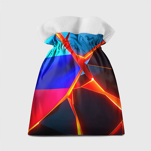 Подарочный мешок Russia flag fractures / 3D-принт – фото 2