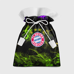 Мешок для подарков Бавария Мюнхен огонь, цвет: 3D-принт