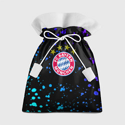 Мешок для подарков Бавария Мюнхен неоновые краски, цвет: 3D-принт